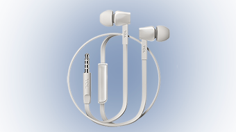 TCL MTRO100WT-EU In-ear Wired Headset, Strong Bass, Color Ash White